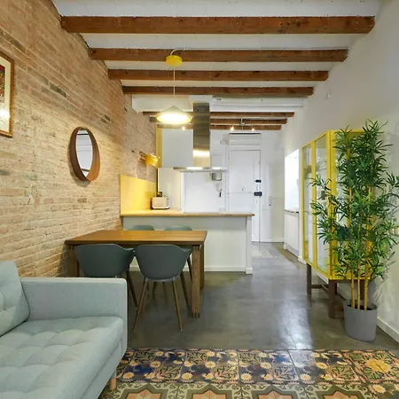 64 In A Typical Barcelona's Old Building Apartment
