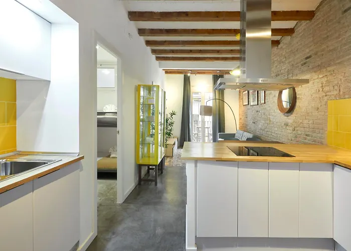 64 In A Typical Barcelona's Old Building 公寓 *