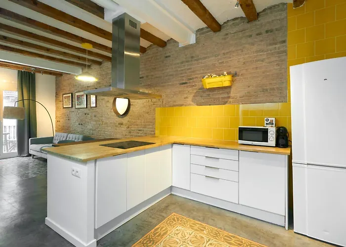 64 In A Typical Barcelona's Old Building 公寓 *